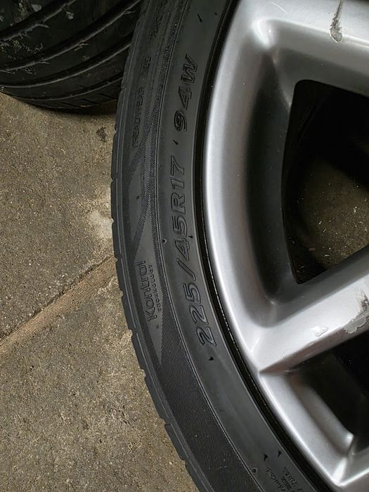 Джанти с гуми 5x112/17 цола стават за VW Golf, Passat, Sharan, Touran.