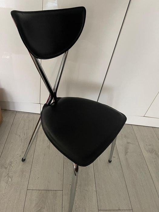 Mid century 4 scaun piele Milano
