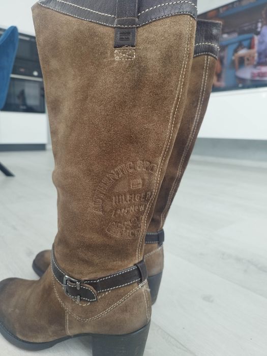 Дамски оригинални ботуши Tommy Hilfiger