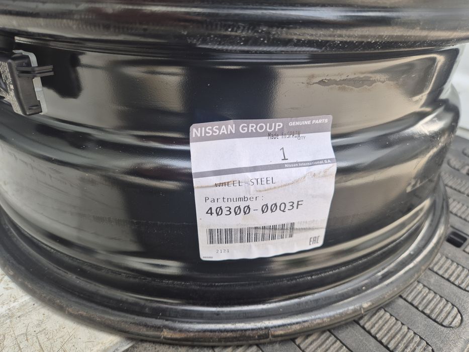 4бр стоманени джанти за Нисан кашкай Джук 2017г/6.ж Х16/ет 40/ датчици