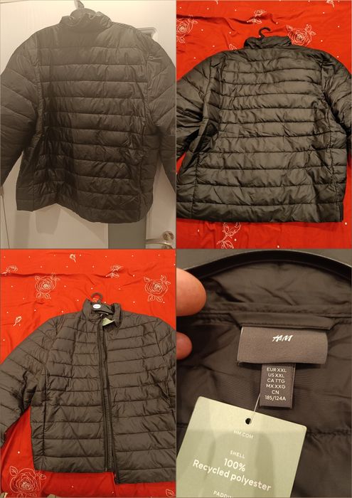 Geacă H&M, mărimea XXL, nouă cu etichetă, neagră