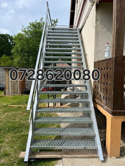 Scări metalice zincata