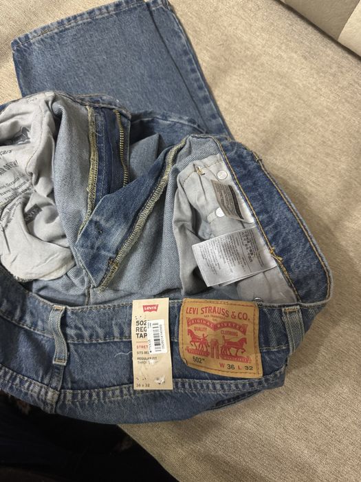 Levis 502 мужские джинсы 36/32 оригинал USA