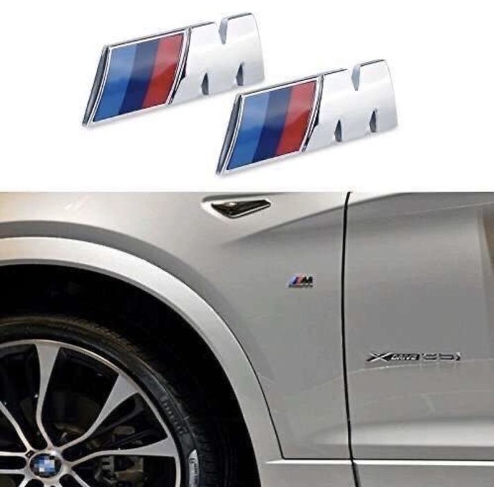 Emblema Stema Logo M aripa negru BMW Seria 1 3 4 5 X1 X3 X5 X6 f10 f30
