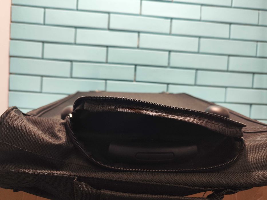 KONO лека ръчна куфарче на колелца 53x36x18 см черен