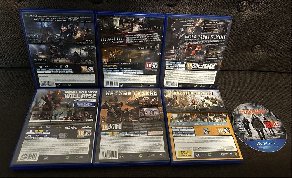 8 PS4 ТОП игри лот!