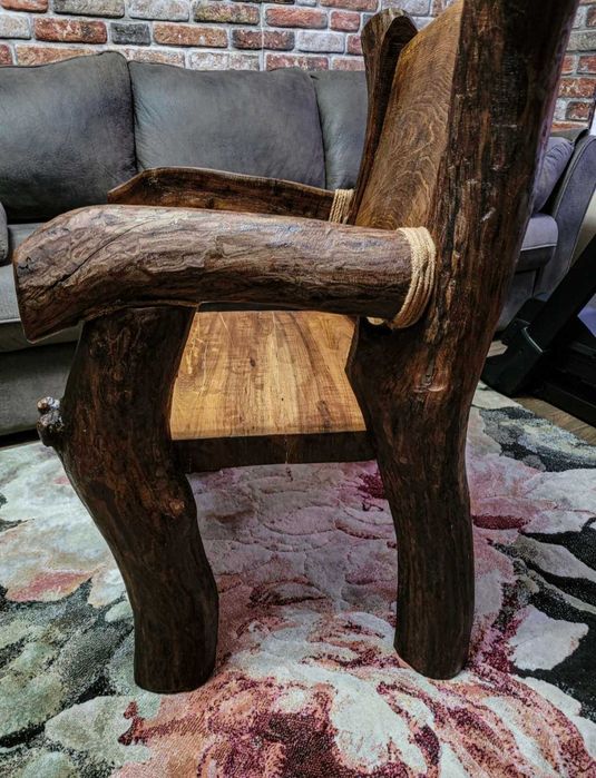 Стол дърворезба чам