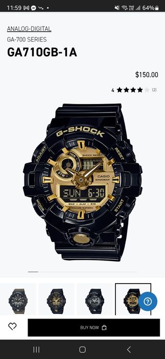 Ceas G-Shock GA-7900B-1ER și G-Shock GA-710GB-1AER