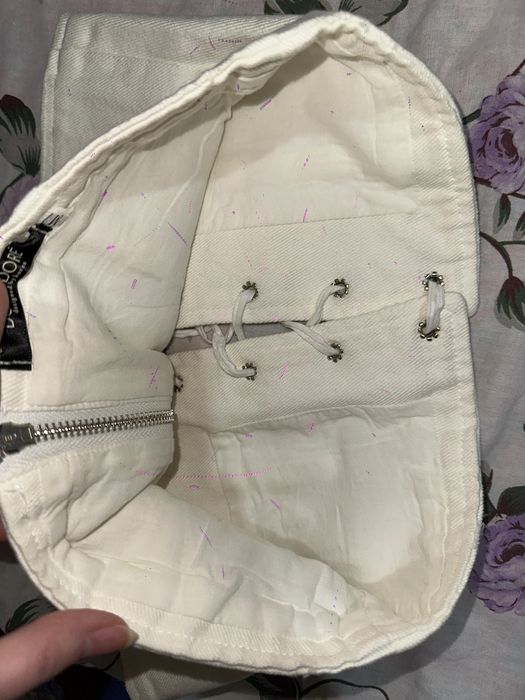 Корсет из плотного джинса