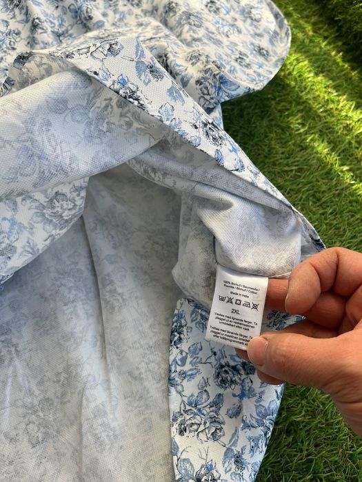 Мъжка риза : Dressman Shirt Cotton Premium Flower XXL