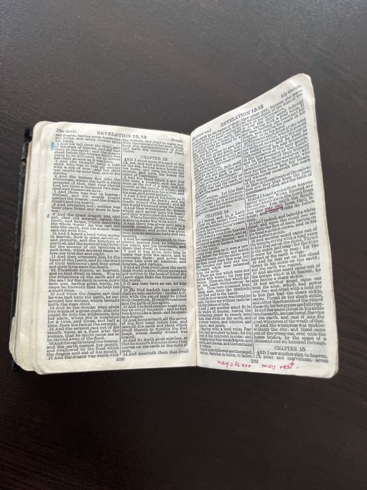 Biblie veche colectie Primul Razboi Mondial 1917 YMCA / Armata Americana