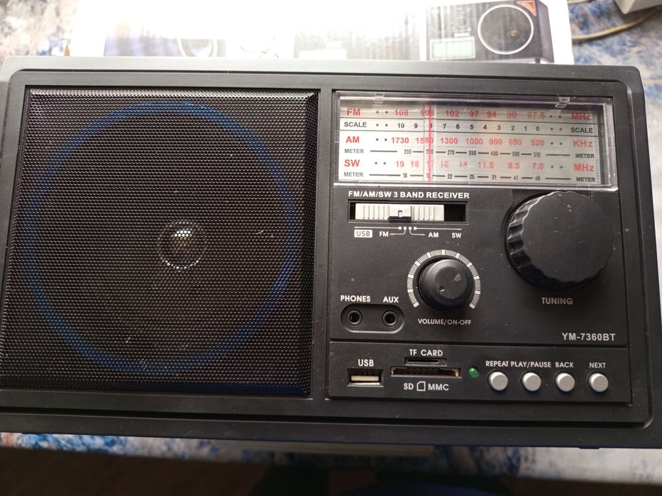 Radio cu Bluetooth, usb și slot card. NOU!