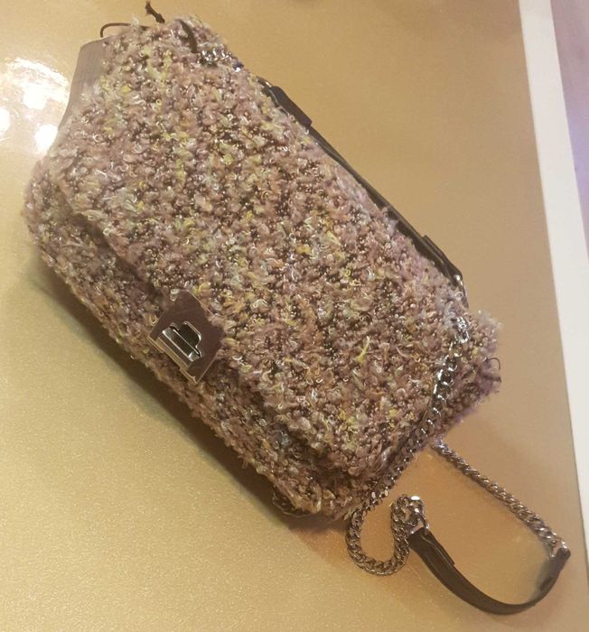 Geantă Parfois din tweed buclat NOUA , Eticheta