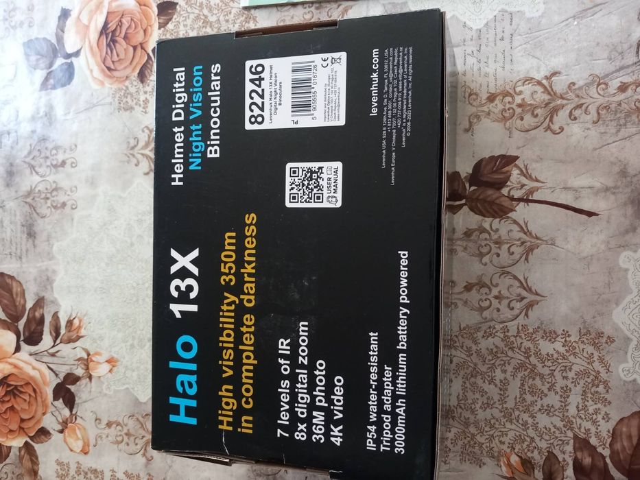 уред за нощно виждане Levenhuk Halo 13X Helmet Digital Night Vision Binoculars.