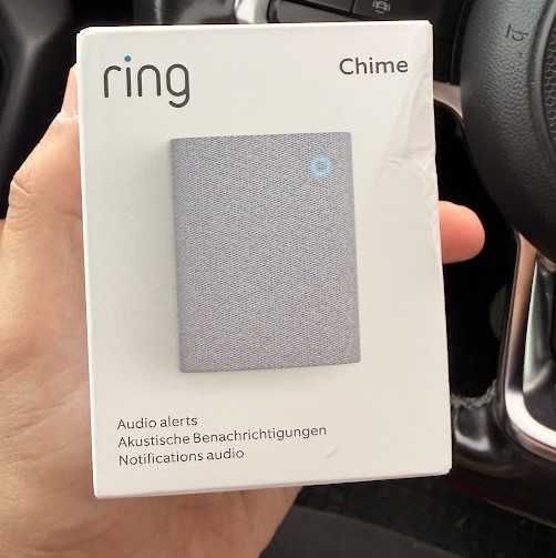 Kit Complet Smart: Sonerie Video Ring Wired Doorbell Plus (Gen 2) + Ring Chime (Gen 3) – TOATE NOI, SIGILATE