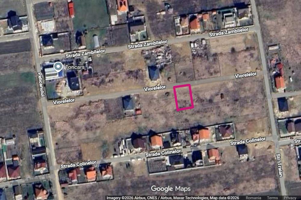 Teren Cihei - 467 mp, Front 17.2m, Utilități: Apă, Canal & Curent