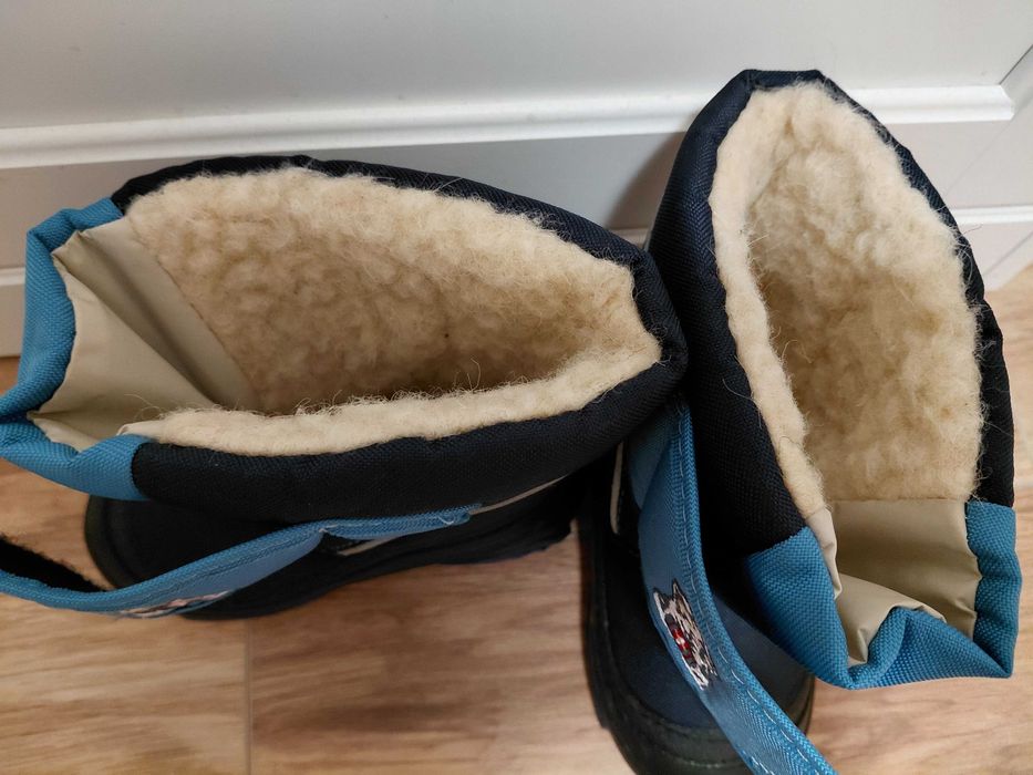 Детски ботуши за момче с естествена вълна