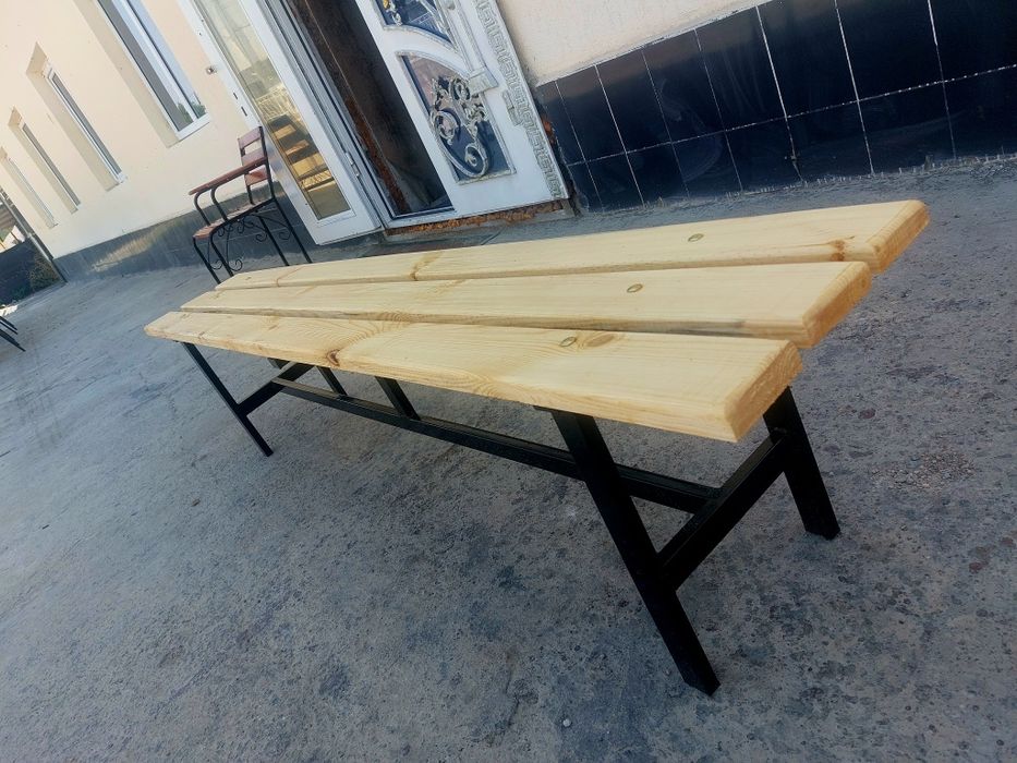 Скамейка лавка без спинки лавка