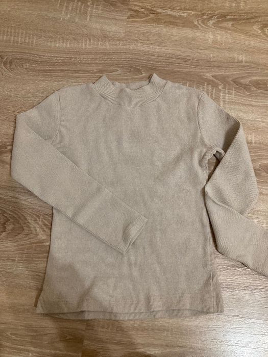 Кафява къса блуза