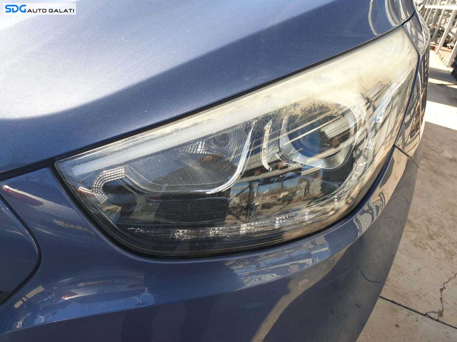 Far Stanga cu Halogen Lupa si DRL Led Lumina Zi Hyundai ix35 FL Facelift 2013 - 2015 [Q1492]