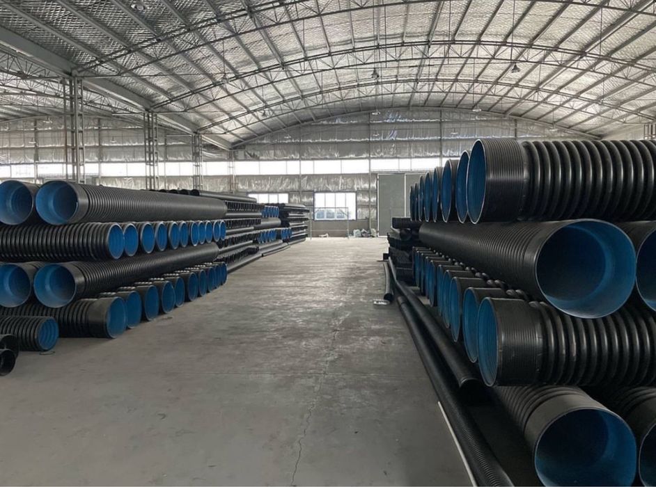 Труба Гофра полиэтиленовая канализационная пластиковый гофра завод