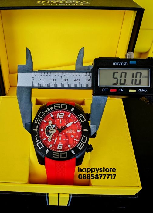 INVICTA Pro Diver Red 50 mm, Инвикта нов ръчен часовник
