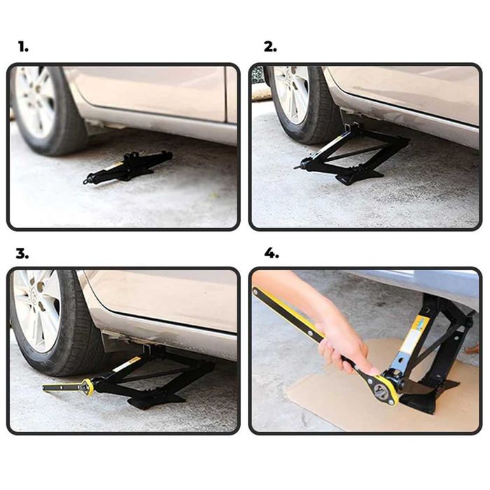 Механичен Крик с тресчотка тип жаба - 1.5 тона