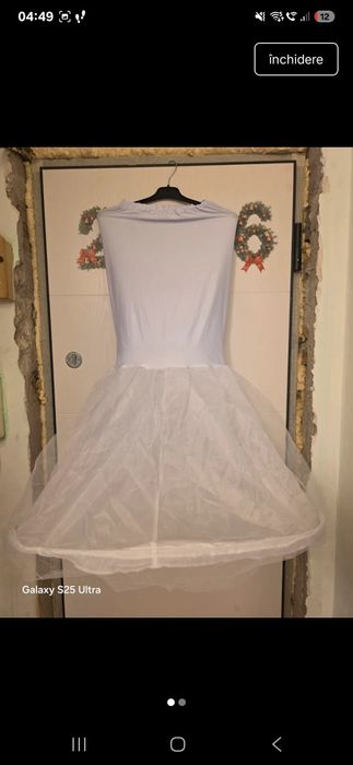 Rochie mireasa  maya fashion+crinolina sirena