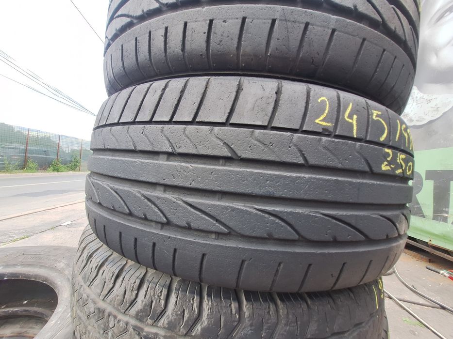 2 anvelope vara 245/45r18 Bridgestone rft runflat Montaj Gratuit
