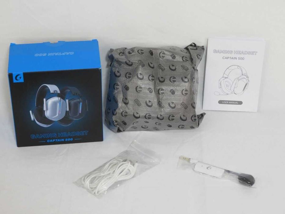 Сгъваеми безжични слушалки Captain 500 2.4GHz USB C Bluetooth 5.2, 60H