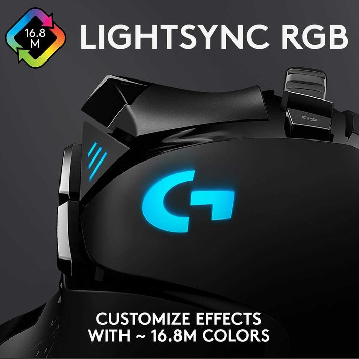Геймърска мишка Logitech G502 HERO (25K Sensor) - RGB - Нова