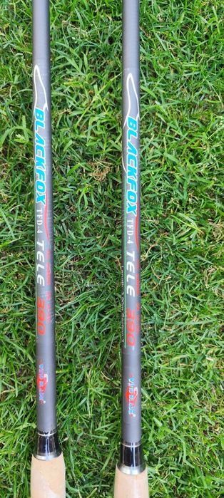Set Feeder,2 Lansete Carbon Wind Blade Black Fox 3,90m,2 Mulinete Glamour 6000,Geanta,Suporți+2 Monturi+ Matriță+Senzori+ Fir