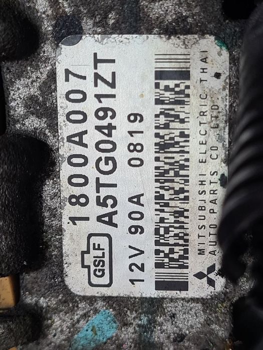 Alternator Mitsubishi L200 Facelift 2.5 Diesel 2010 - 2015 178CP 2477CC 4D56 Euro5 ...