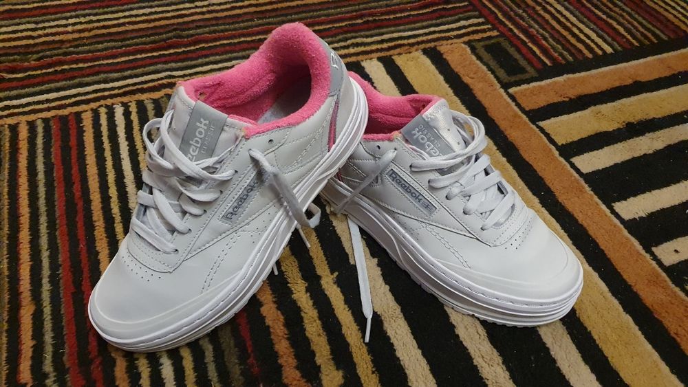 Reebok Сникърси Club C Double Geo GZ3669 Сив