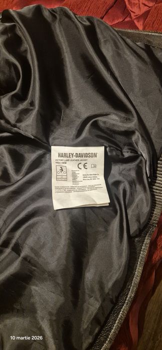 Geaca piele motocicleta Harley Davidson