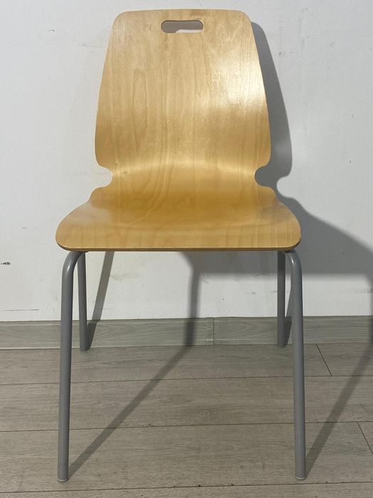 20 Buc. Scaun cu Spătar; Scaun Solid cu Structură Metalică