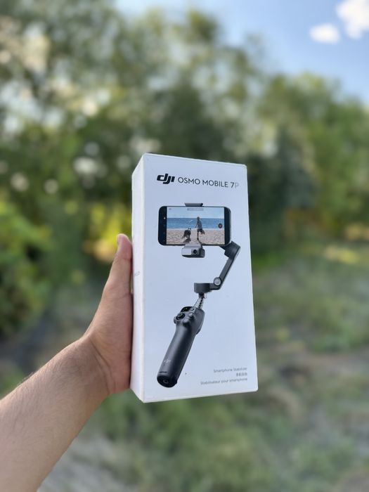 Dji Osmo Mobile 7p stabilizator lidar kamerasi bilan yangi