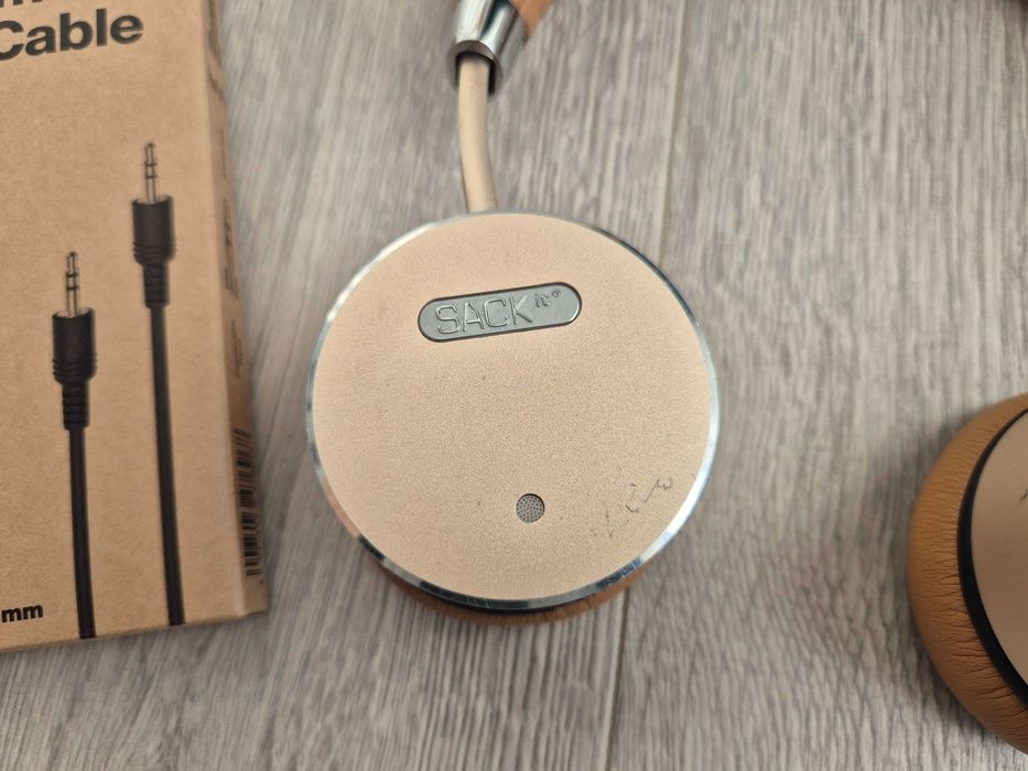 Casti audio SACKit WOOFit Golden