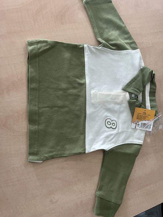 Блузка с дълъг ръкав за момче 6/9 месеца