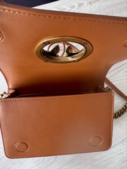 Оригинална чанта PINKO кожа – почти нова, без забележки