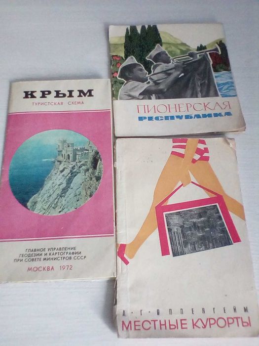 Туристские карты советские.