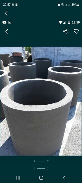 Puturi apa / fose septice ! Tuburi beton