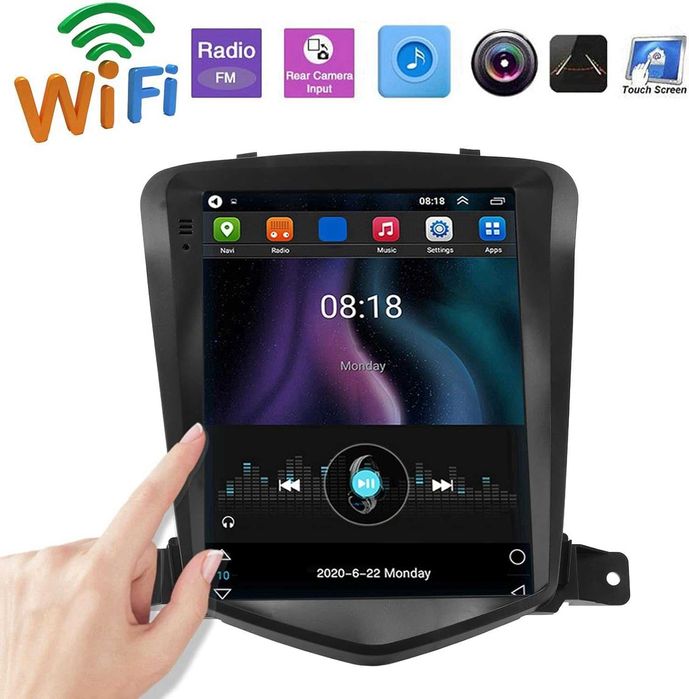 Мултимедия за Chevrolet Cruze J300 навигация вертикална 2DIN 2008-2012