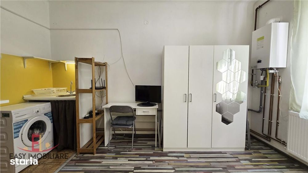 Garsonera la etaj 1, Semicentral, gata amenajata, ideal pentru investi