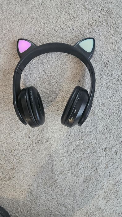Casti copii wireless Bluetooth led