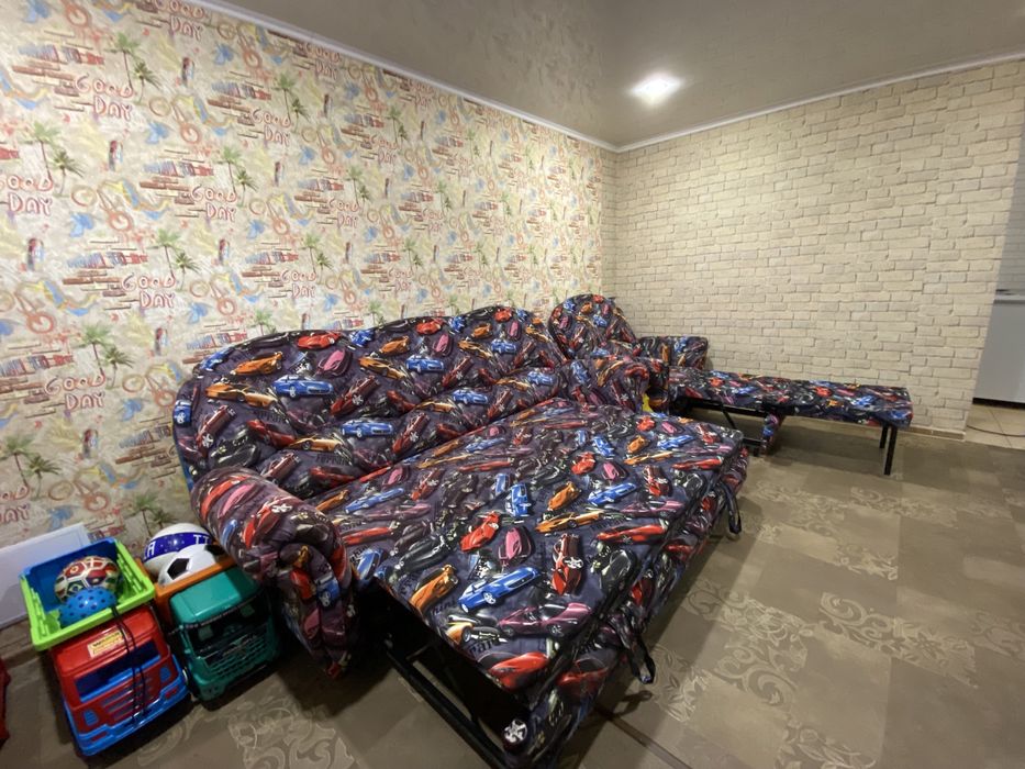 Диван с креслом раскладной