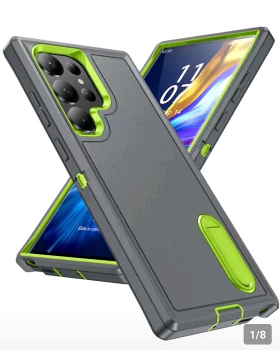 Galaxy S25 plus - защитен калъф три в едно,