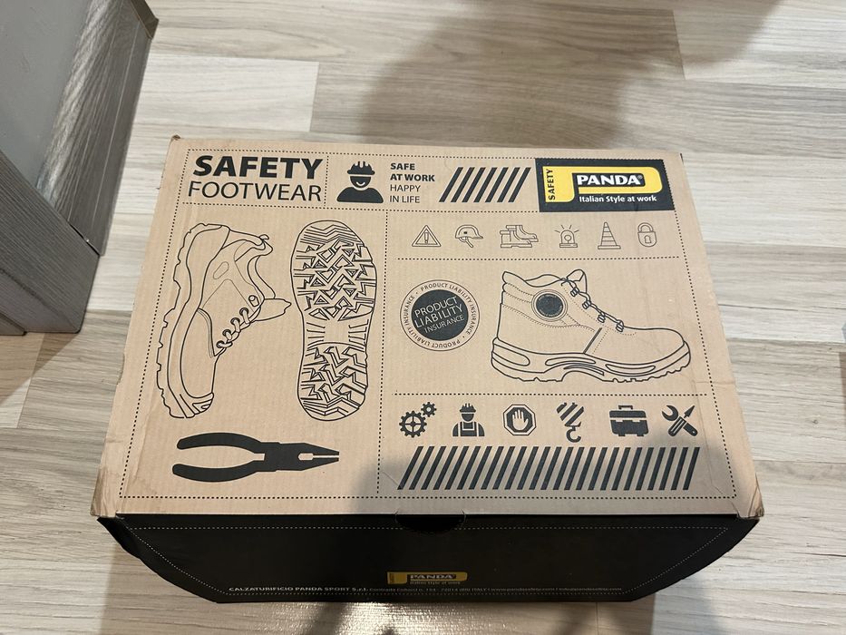 Работни обувки с бомбе Safety Panda