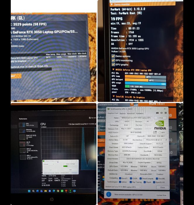 Vând laptop HP 17.3 inch