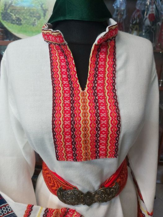 Дамска носия-роба с коланче   С, М, Л XL